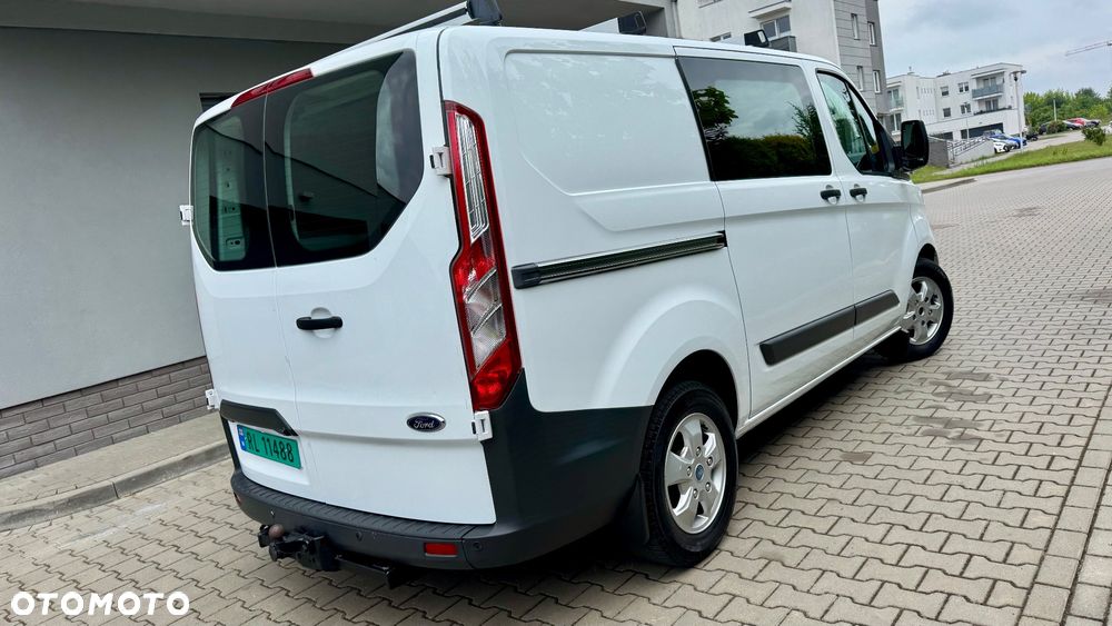 Ford Transit Custom L2H2 średni  xenon kamera idealny 2.0 TDCI blaszak krótki L1H2 VAT FV faktura 23% 3 miejsca / osobowy blaszak podwójne drzwi z obu stron - 13