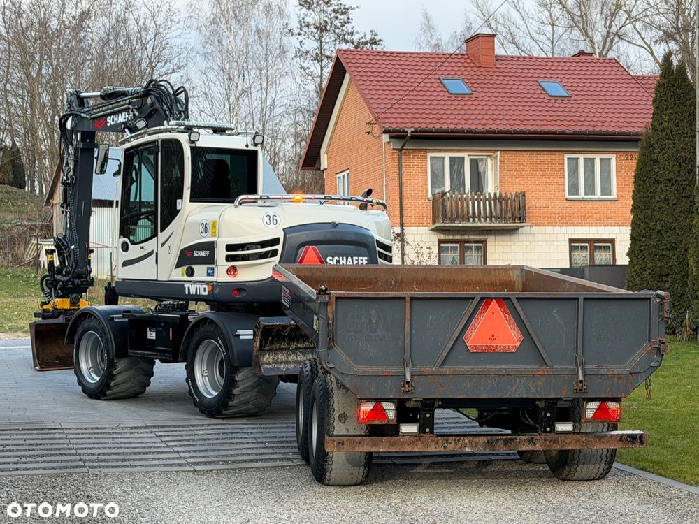 Schaeff TW110!! Terex TW110! Przyczepa! Idealny stan! [koparka kołowa] - 7