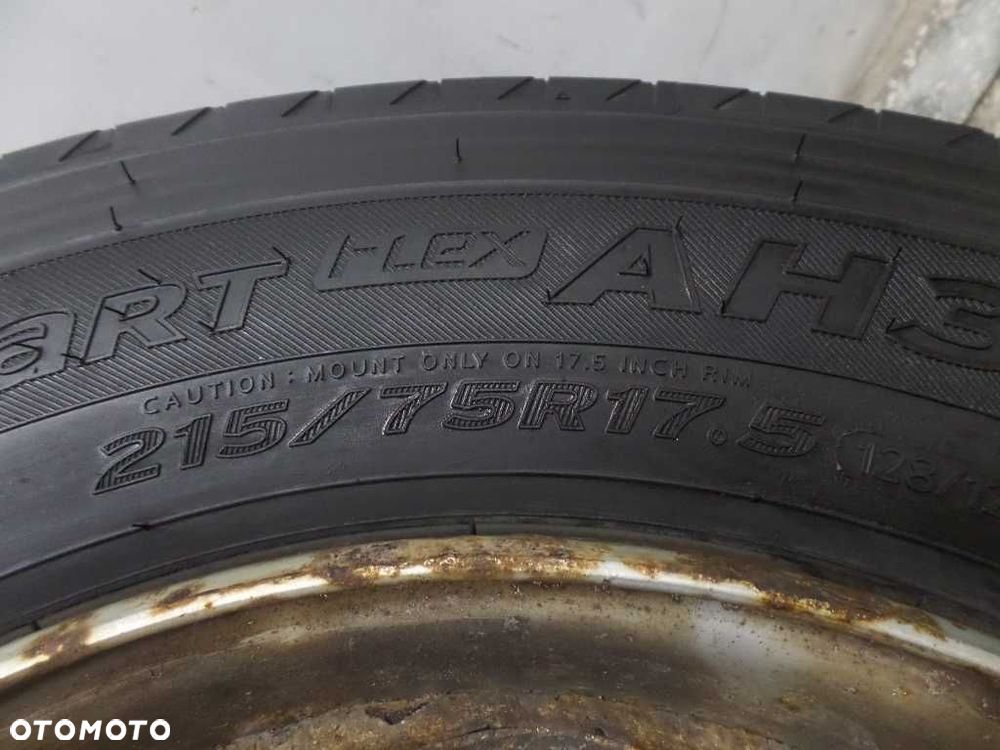 ISUZU NQR NKR NPS KOLA FELGI 17.5x6J 127-9TC HANKOOK SMART FLEX 215/75R17.5 6x222 - 9