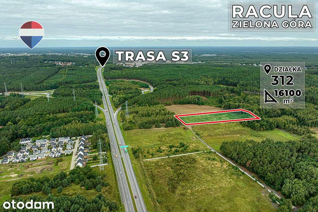 Teren pod usługi i produkcję – Racula, 1,61 ha