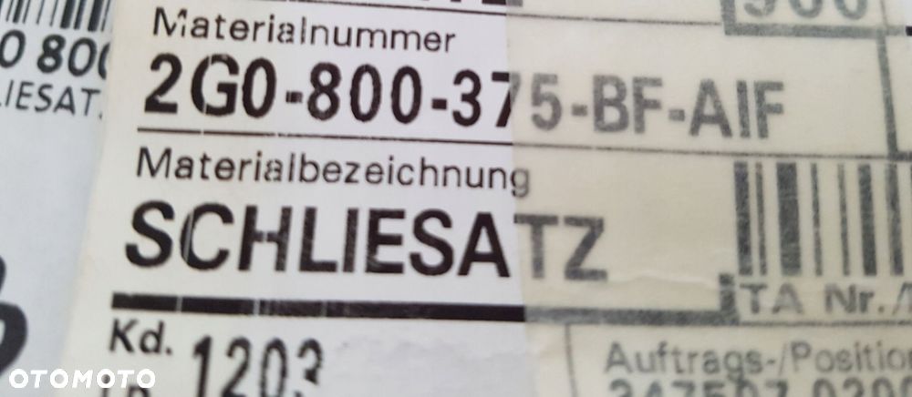 vw polo 19^ stacyjka wkład kluczyk do drzwi 2g0800375bf - 4