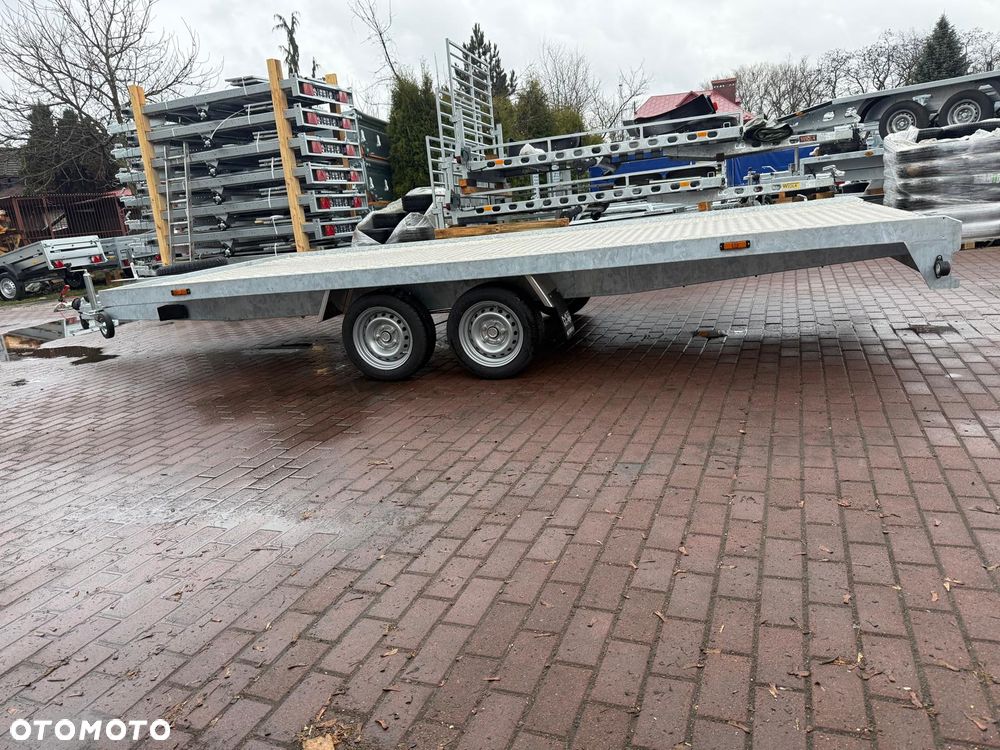 Gala BBG Laweta Gala Phoenix płaska wypełniona alu ryfl 4.5x2,05m koła 195r13c DMC 2700kg lampy LED dostawa MOTOMUS - 9