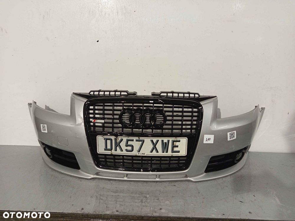 + ZDERZAK PRZÓD PRZEDNI DO AUDI A3 8P S LINE S3 8P HALOGENY DO MALOWANIA ! - 1