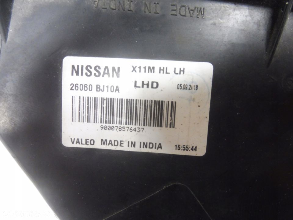 LAMPA LEWA PRZÓD NISSAN NV200 OE 26060BJ10A - 3