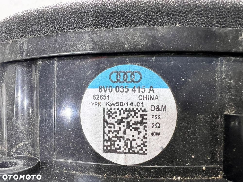 GŁOŚNIK NISKOTONOWY PRZÓD AUDI A3 8V 8V0035415A - 5