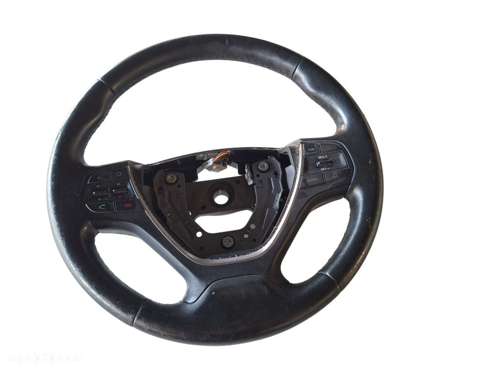 HYUNDAI I20 II HB 5D 16r KIEROWNICA SKÓRA SKÓRZANA MULTIFUNKCJA - 1