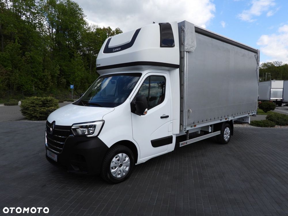 Renault MASTER  PLANDEKA 10 PALET WEBASTO TEMPOMAT LEDY PNEUMATYKA KLIMATYZACJA  165KM - 18
