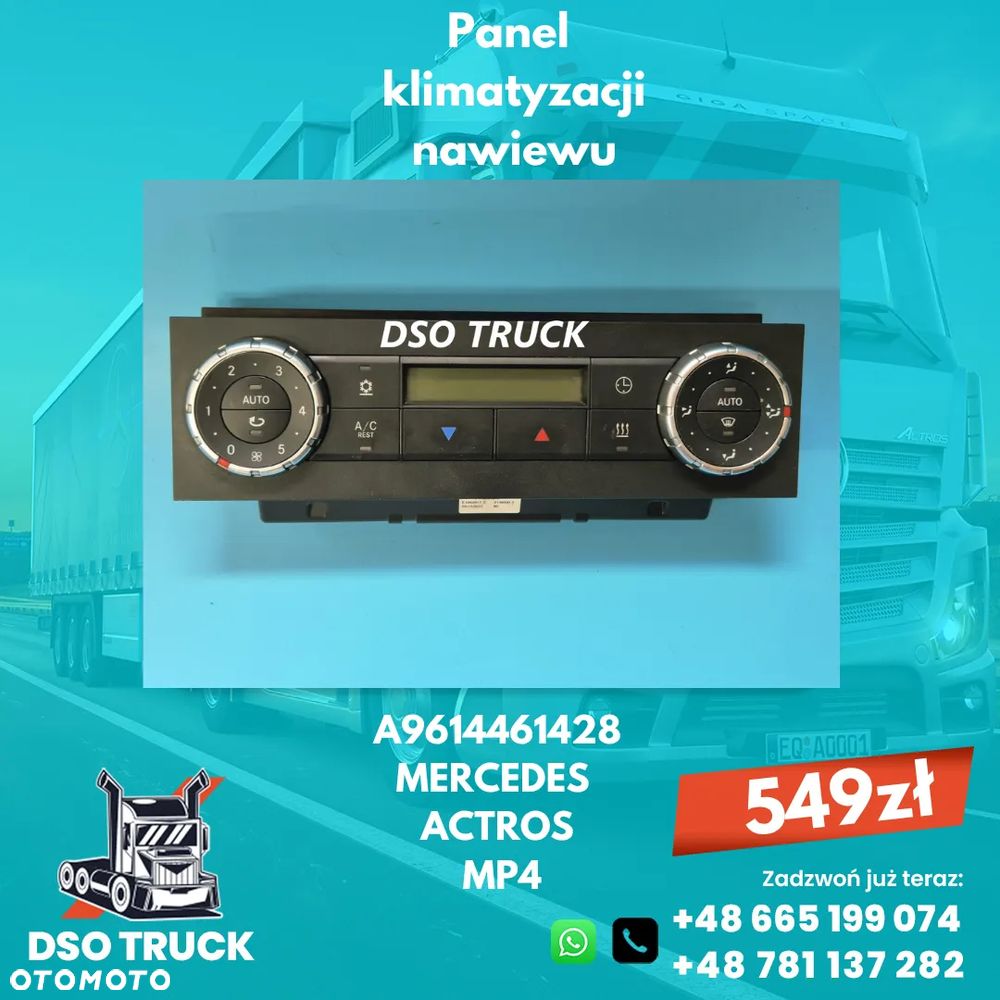 Panel klimatyzacji nawiewu MERCEDES ACTROS MP4 - 3