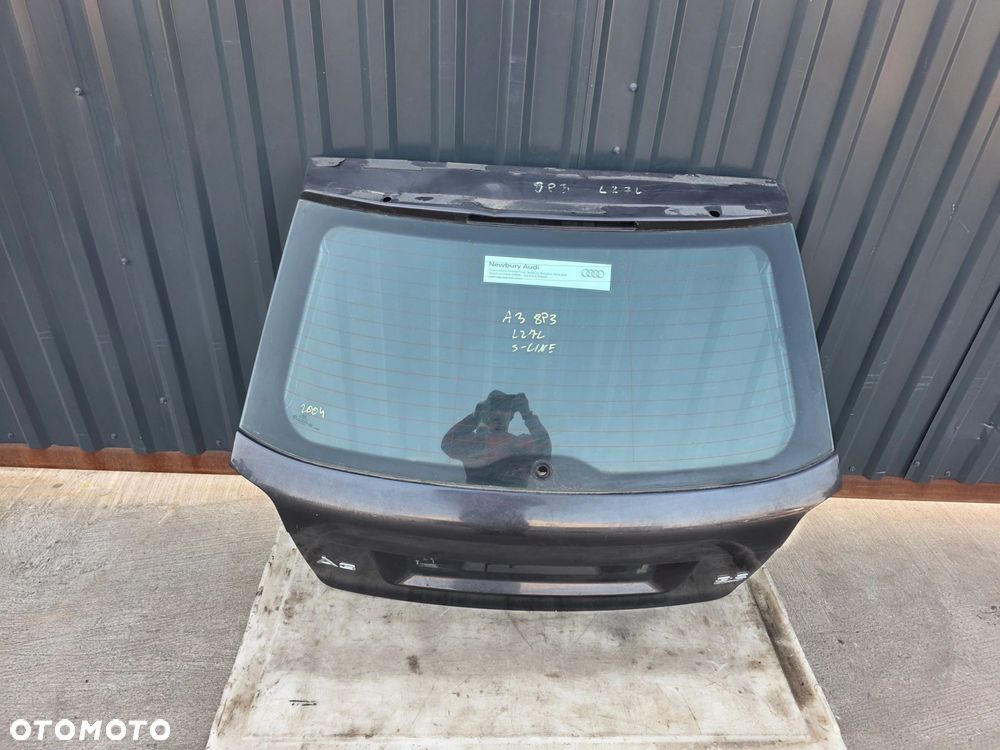 KLAPA TYŁ AUDI A3 8P 3-DRZWI 2003-2011 S LINE LZ7L BEZ LOTKI ORYGINAŁ ! - 3