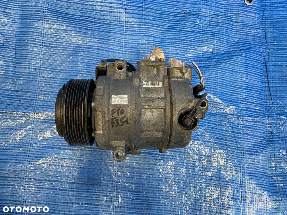 SPRĘŻARKA KOMPRESOR POMPA KLIMATYZACJI KLIMY BMW F07 F10 F11 F20 F25 F30   N55  GE447260-4081 ; 447260-4081 7SBU17C ORYGINAŁ - 2