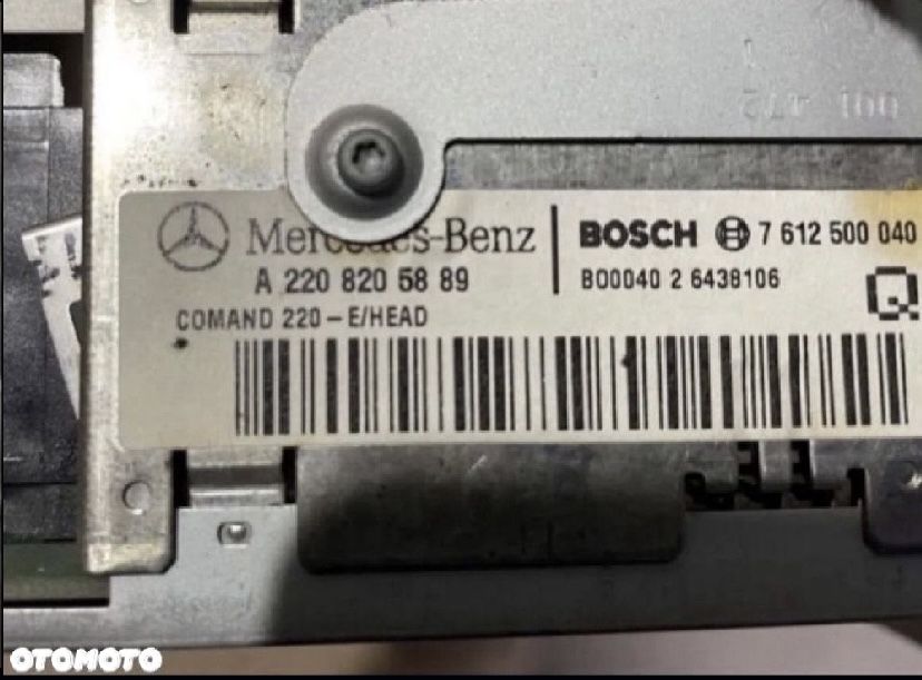 A2208205889 Radio comand mercedes s w220 lift cl w215 - 6