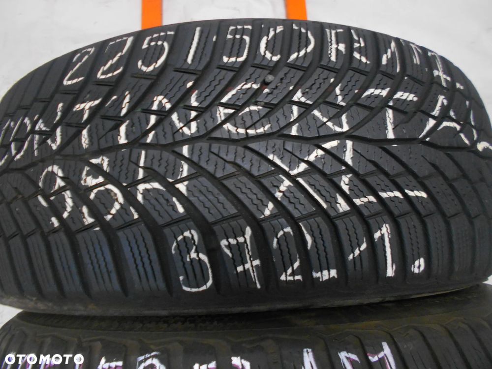 OPONY 225/50R17 CONTINENTAL WINTER CONTACT TS 870 XL DOT 4422 / 3721 7MM - 2