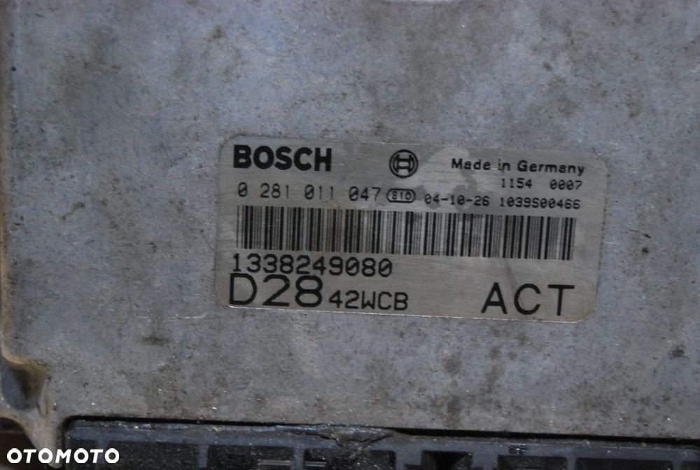 KOMPUTER STEROWNIK SILNIKA 0281011047 FIAT DUCATO II 2.8 JTD JUMPER BOXER - 4