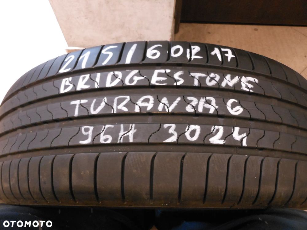 Opona pojedyńcza 215/60r17 bridgestone turanza 6 6,6mm lato - 1