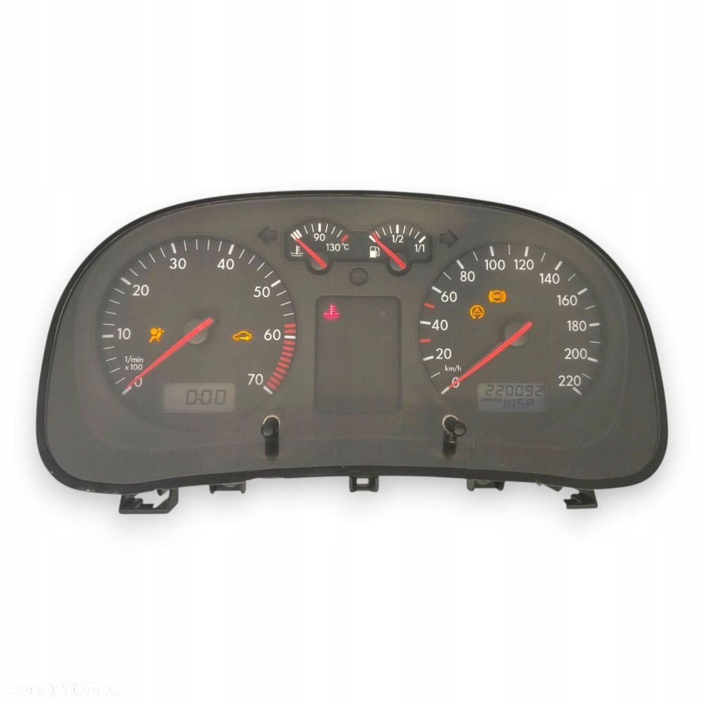LICZNIK ZEGARY 1J0919861 VW Golf IV Bora 1.4 1.6 8V 16V Benzyna 220 092km - 12