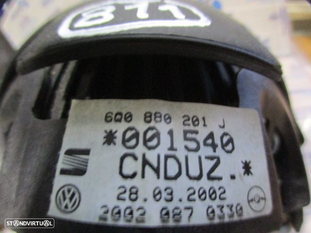 Airbag Condutor 6Q0880201J VW POLO 2002 1.2I 64CV 5P CINZA - 4