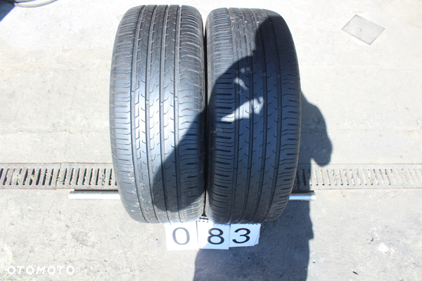 OPONY 2 SZTUKI LATO UŻYWANE Continental Eco Contact 6  235/55/18  (2 sztuki po 6 mm)