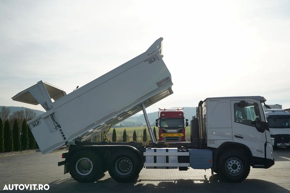 Volvo FMX 550 / 6x4 / BASCULATOR / BASCULANTĂ / HARDOX / HAYON HIDRAULIC / EURO 6 / - 5