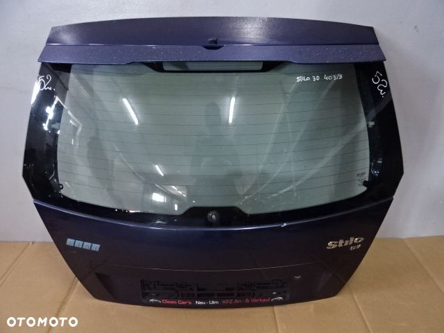 KLAPA TYŁ TYLNA SZYBA BAGAŻNIKA FIAT STILO HB 3D LAK:403/B NR52 - 1