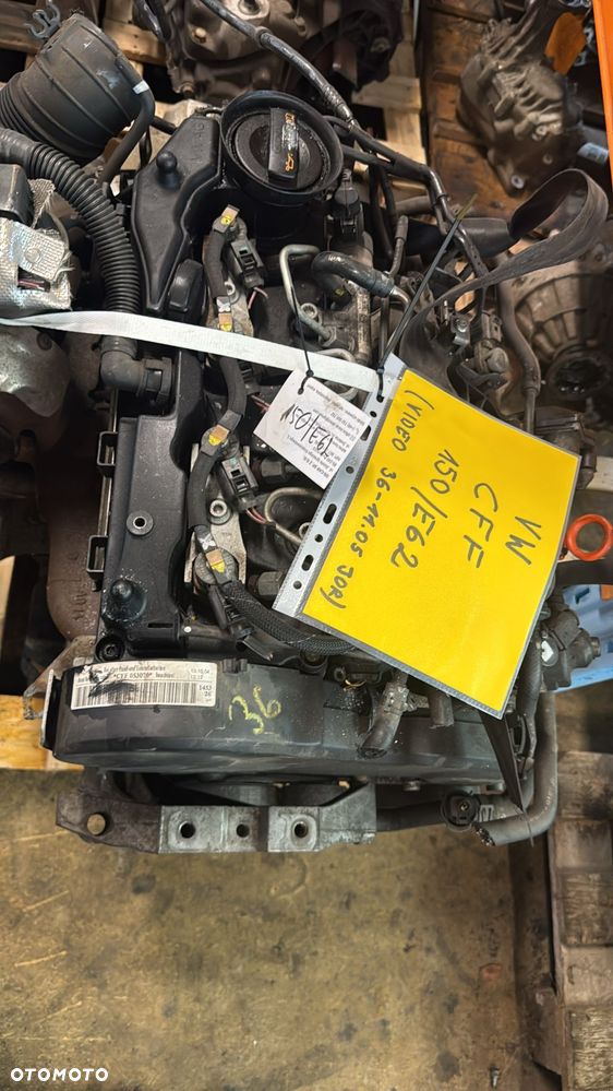 Volkswagen CFF 2.0 diesel silnik kompletny z pełnym osprzętem gotowy do montażu VIDEO PRACY SILNIKA - WHATSAPP LUB LINK W OPISIE - 8