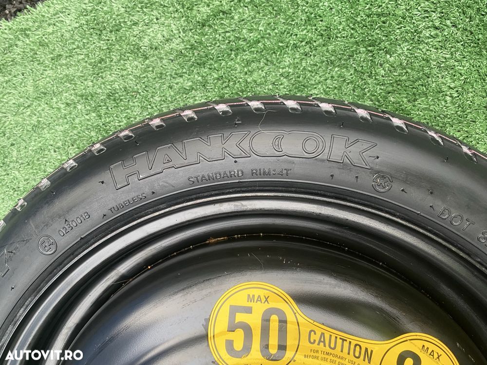 Roata rezerva slim îngustă OEM Mitsubishi Colț 115 70 R15 4X100 - 5