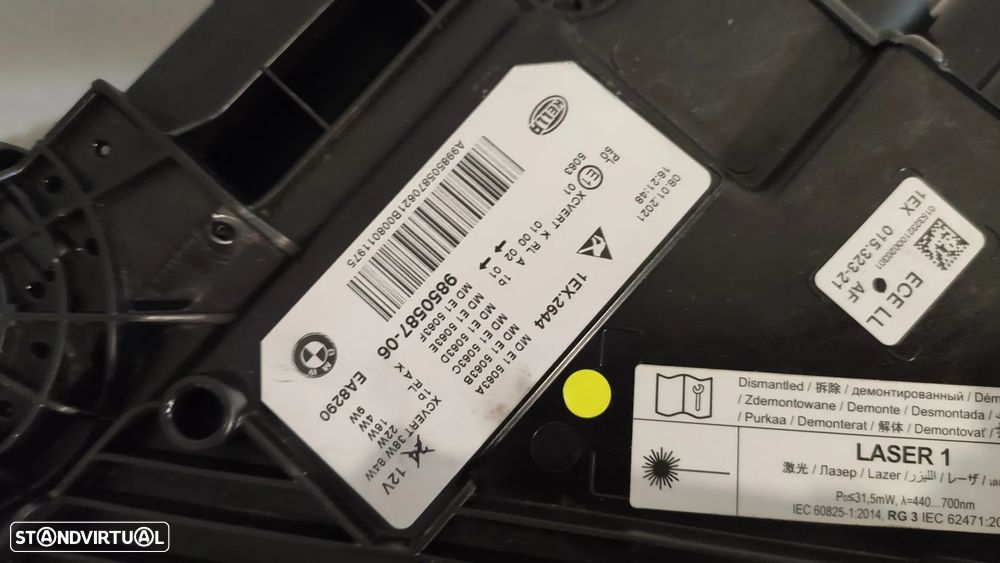 Farol esquerdo Led Laser BMW G30 lci - 4