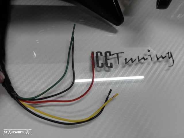 Espelhos / retrovisores rebatíveis com desembaciador e elétricos de 5 fios M5 look para BMW E39 1995-2003 4 portas (limo / touring) Electricos 5 fios - 9