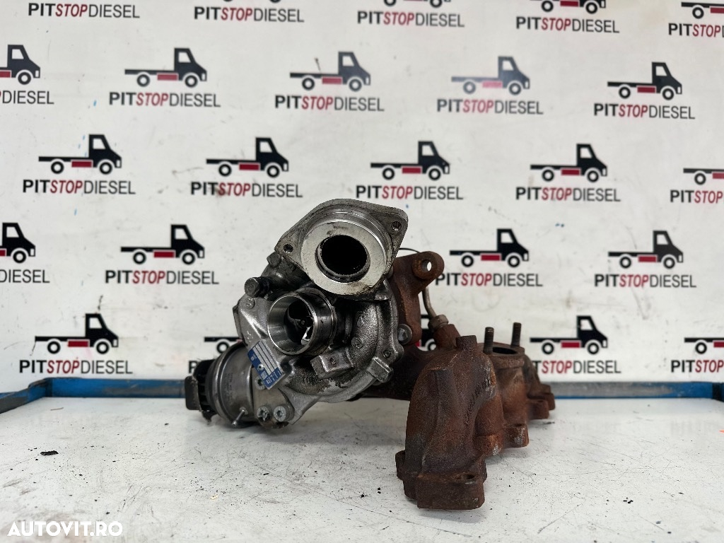 Turbo turbina turbosuflanta 03L253056G Audi Seat Skoda VW 2.0 TDI CFF 2008 2009 2010 2011 2012 2013 2014 - 2
