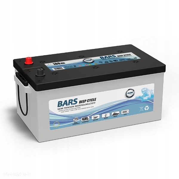 Akumulator Bars Marine AGM Deep Cycle 12V 180Ah - 1