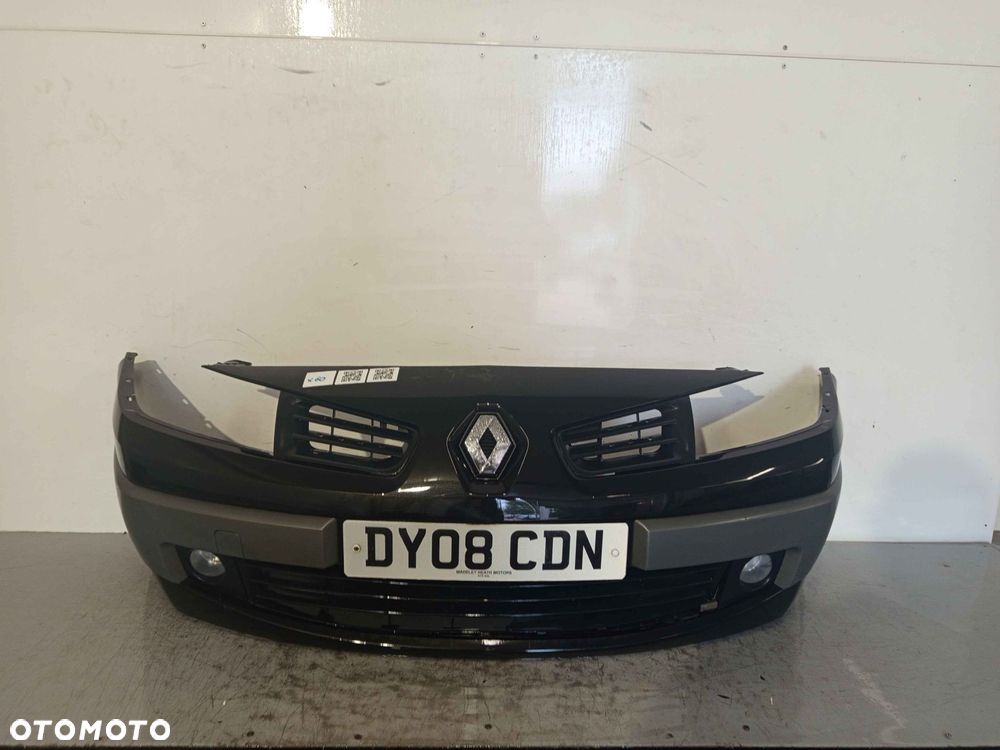 + ZDERZAK PRZÓD PRZEDNI RENAULT MEGANE 2 II NV676 CZARNY HALOGENY - 1
