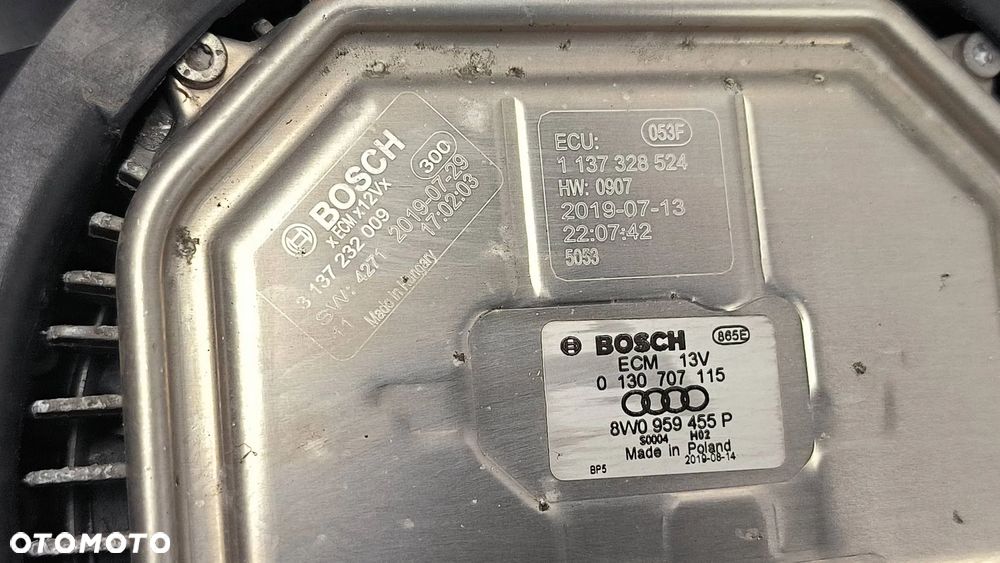 AUDI Q7 II 4M LIFT 3.0 TDI 2019 SUV AUTOMAT 286KM 8W0121003D Elektryczny wentylator chłodnicy - 9