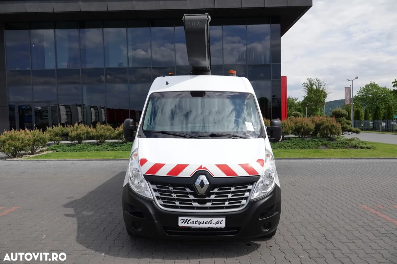 Renault MASTER / Ridicator de coș - 10,5 metri / LIFT INTEGRAT + LIFTARE / IMPORTAT / DUPĂ CONTRACTUL DE SERVICE - 14
