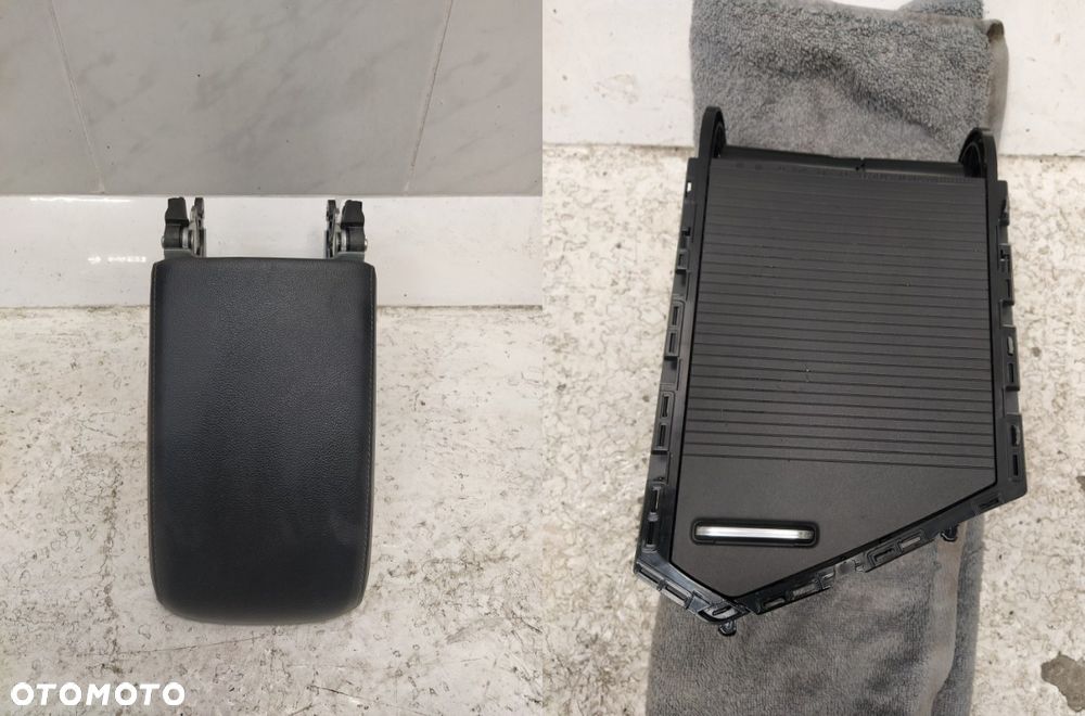 VW TIGUAN II PODŁOKIETNIK TUNEL ŚRODKWY SCHOWEK UCHWYT ROLETA NA KUBKI NAPOJE ORYGINAŁ - 2