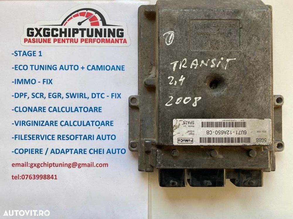 ECU Ford Transit 2.4TDCI 2008 6U71-12A650-CB - 1