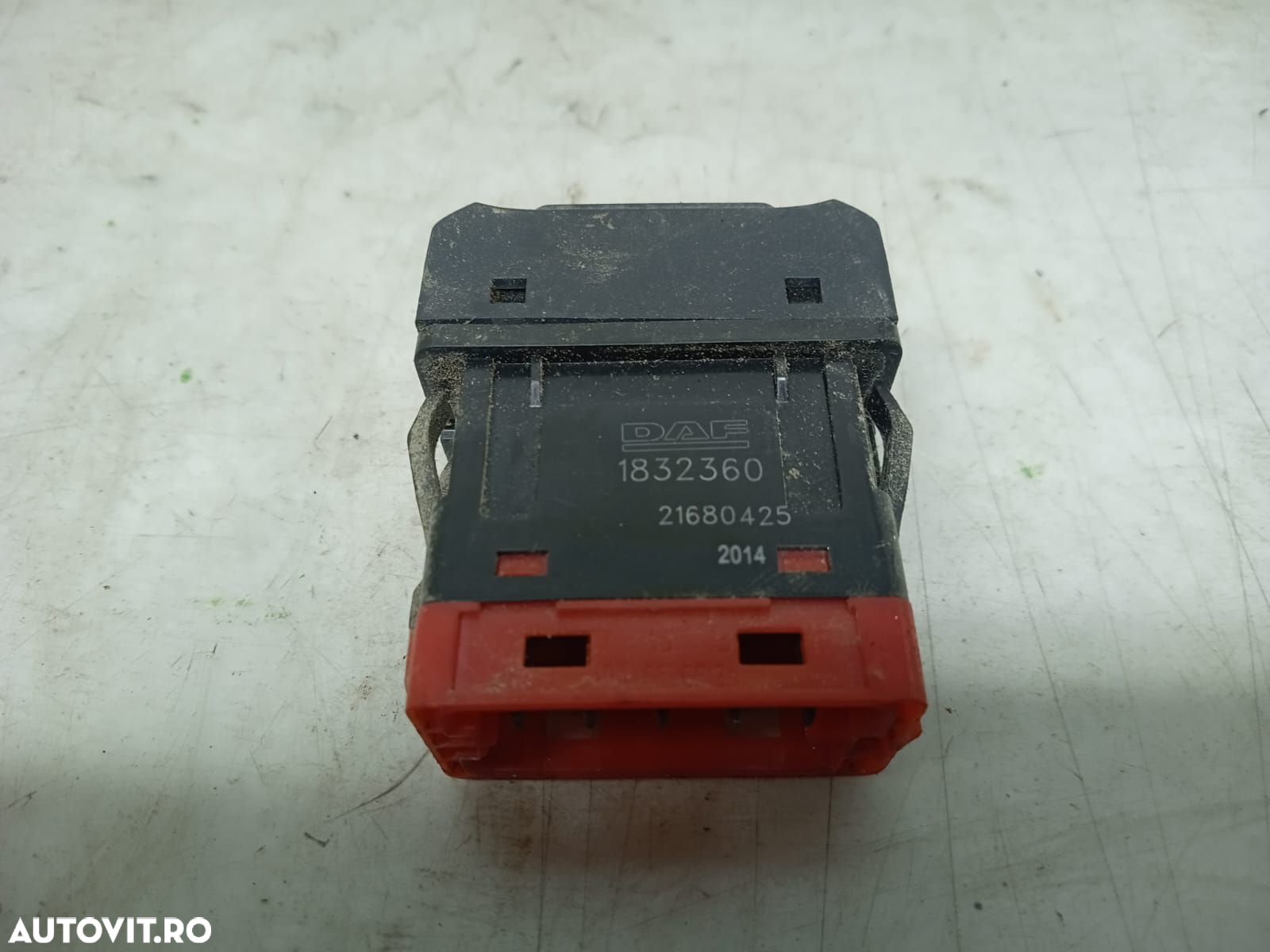 Buton reglaj lumini bord 1832360 Daf XF 105 generatia [2005 - 2013] - 2