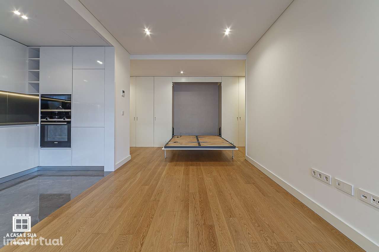 Apartamento T1 para arrendar c/ terraço em Espinho - Grande imagem: 5/13