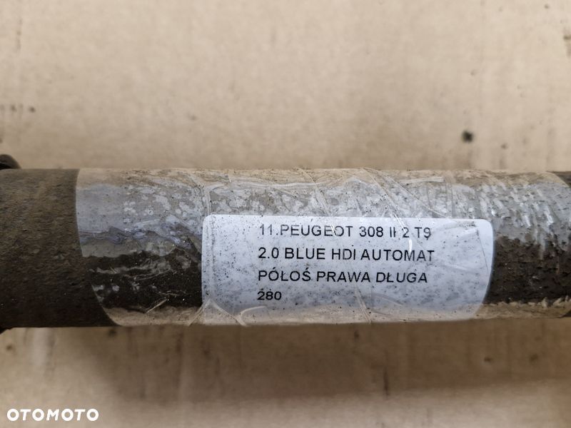 peugeot 308 2 ii t9 2.0 blue hdi automat półoś prawa długa - 5