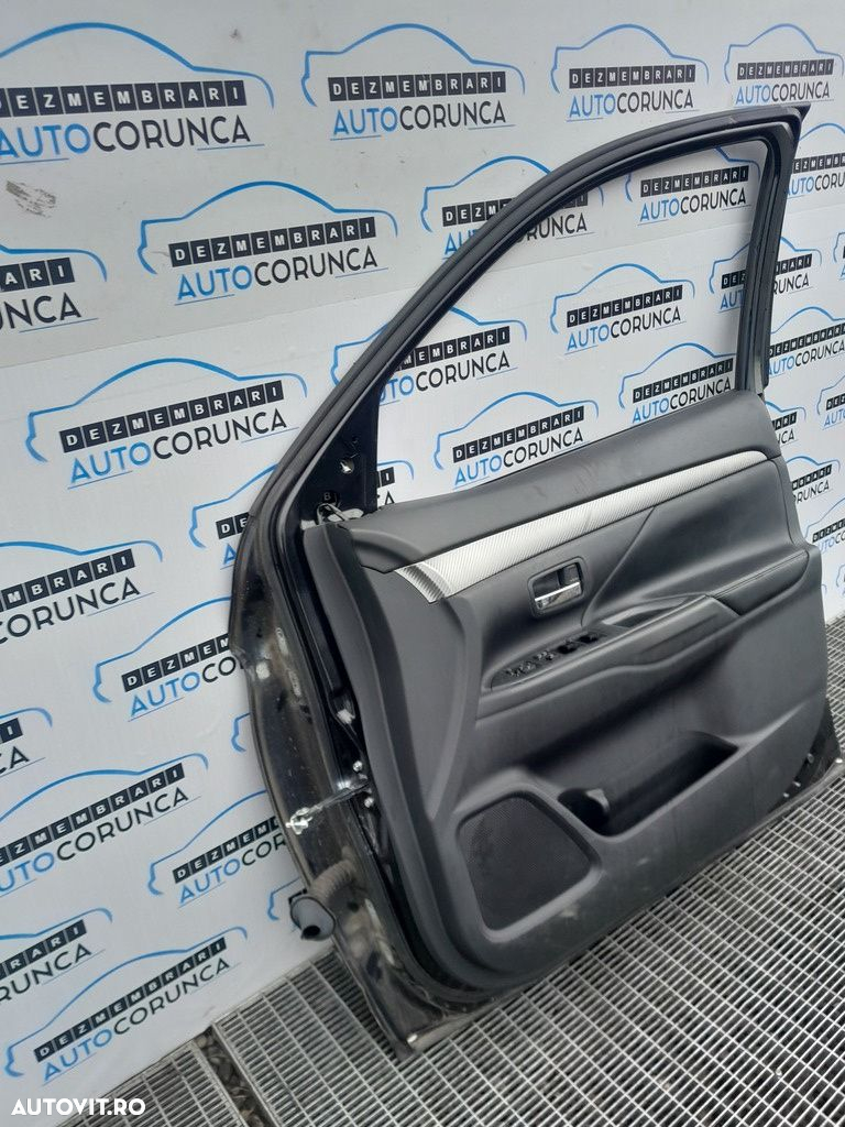 Usa Dreapta Fata Mitsubishi Outlander III 2012 - 2015 SUV 4 Usi NEGRU (1085) LOVITA - 6