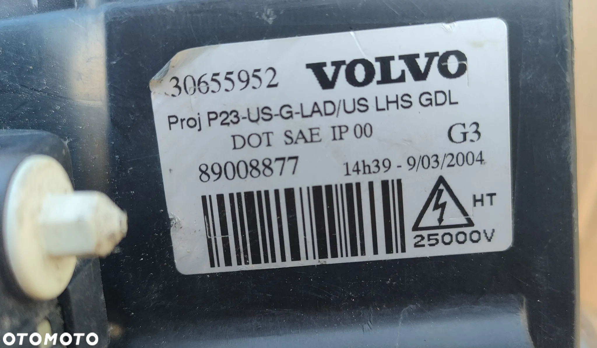Xenon lewy Lampa lewa Volvo S80 1998- EUROPA - 6
