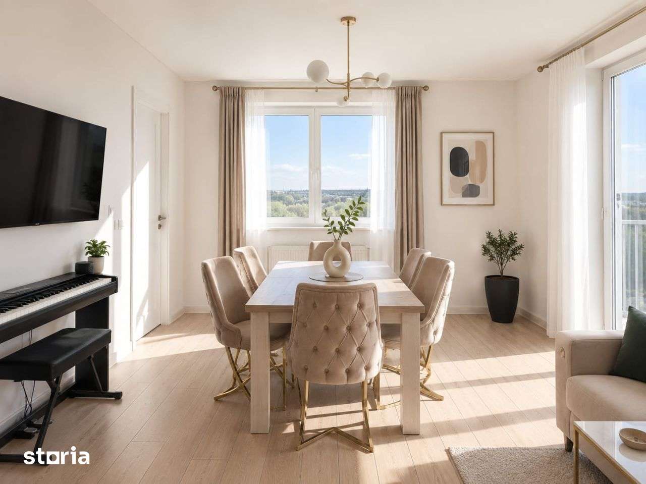 Apartament 73.6 mp. Novopolis cu terasa 23.4 mp. + parcare proprietate — fotografia 1
