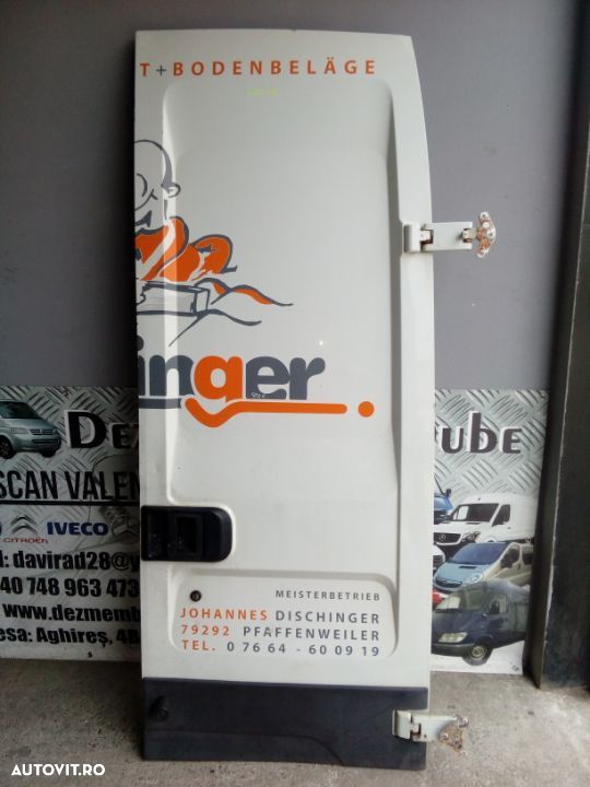 Usa spate model inaltat cu tabla pentru Iveco Daily Euro 4 (2006-2010) an fabricatie - 1