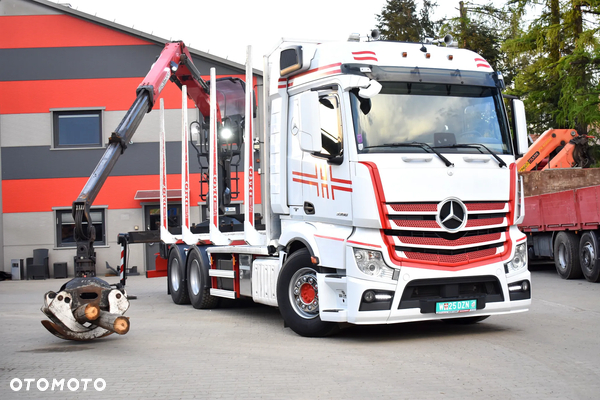 Mercedes-Benz Actros 3358 Do transportu drewna/ Epsilon M12Z/ 6x4/ Stream Space /przewóz drzewa/ stosu /kłody/Holz transport/ Wood Truck /Sprowadzony ! Super Stan !