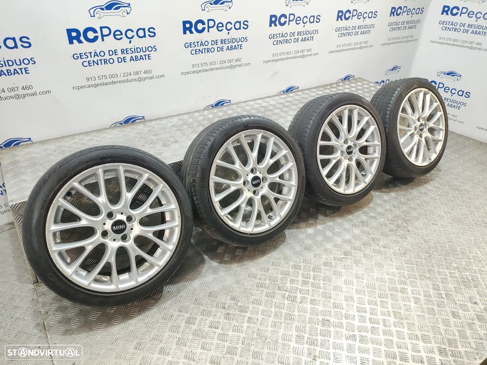 Conjunto jantes Originais 17 Cross Spoke Challenge Mini Cooper R56 John Cooper Works 7J ET48 4x100 - 7