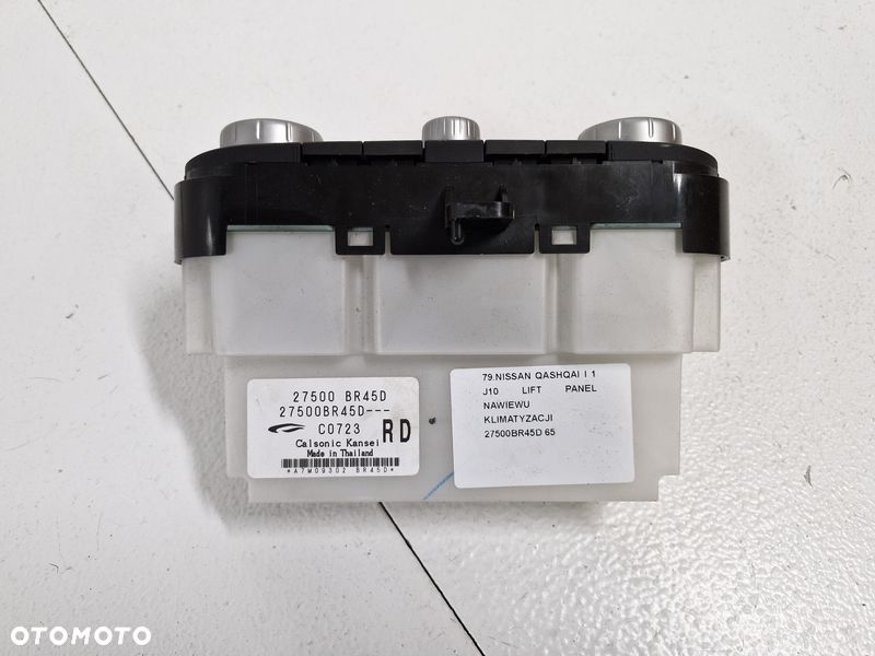 nissan qashqai 1 i j10 lift panel nawiewu klimatyzacji 27500br45d - 6
