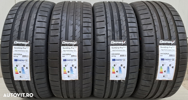 245/35 R20, 95Y, GRIPMAX SureGrip ProSport , Anvelope de vara