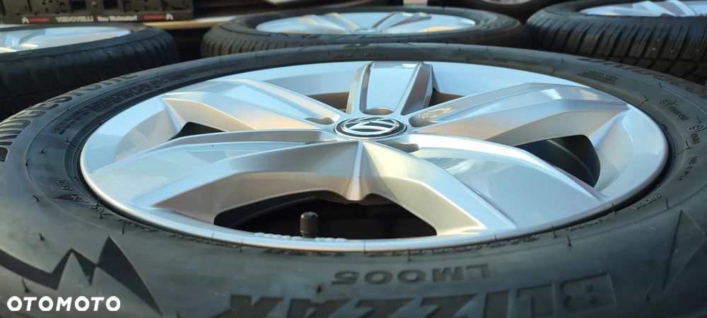 Koła Zimowe Felgi Aluminiowe Vw Tiguan II 17 Cali 5x112 6,5Jx17 Et38 Bridgestone 215/65/17 103H 4x6,7-7,5mm 2021r Idealne !! Starogard Gdański - 9