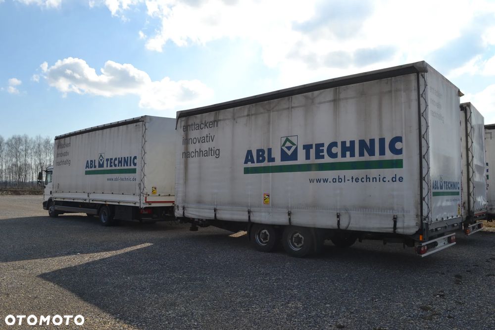 MAN TGL 12.250 Firanka Firana 7,8 m Zestaw objętościowy TGM Atego Automat Klima Blokada mostu - 5