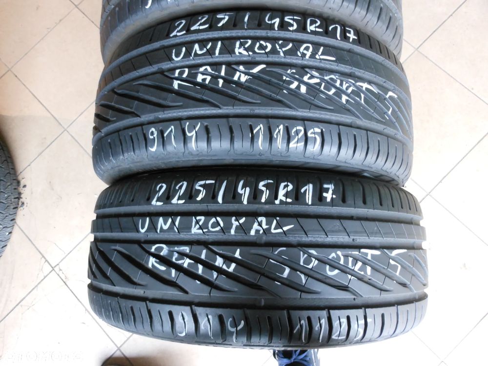 Opony 225/45r17 uniroyal rain sport 5 8,2mm lato komplet - 2