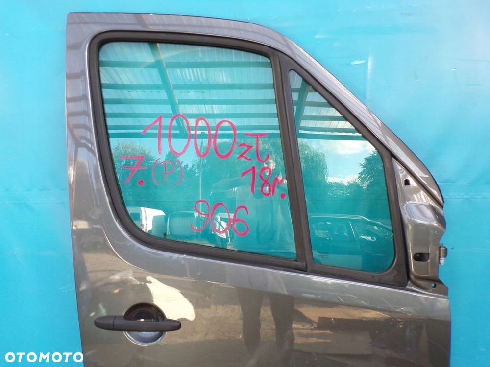 SPRINTER 906 CRAFTER 06- drzwi przednie przód PRAWE SZARY metalik NOWE 2017 - 4