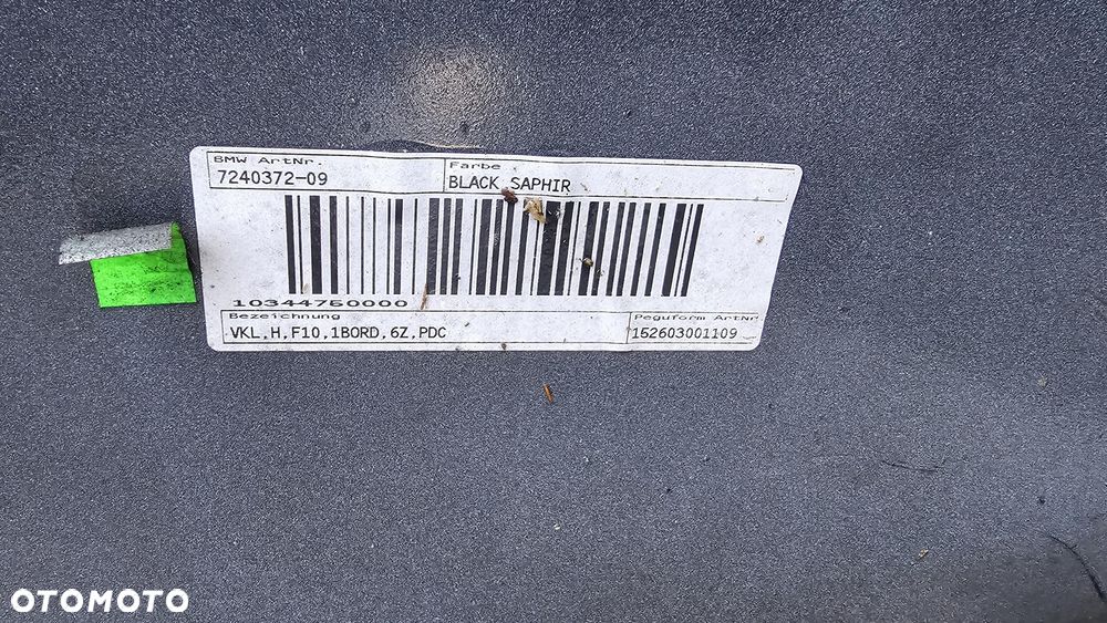 Zderzak tyl bmw f10 475 black saphir - 8
